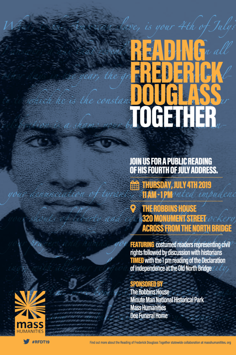 Reading Frederick Douglass Together - The Robbins House